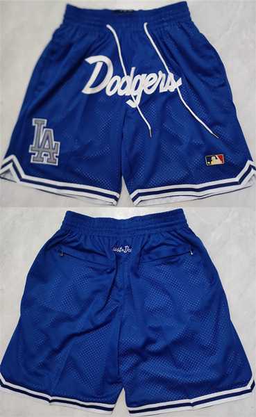 Men%27s Los Angeles Dodgers Royal Shorts (Run Smaller)